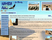 Tablet Screenshot of namibia-aktiv.com